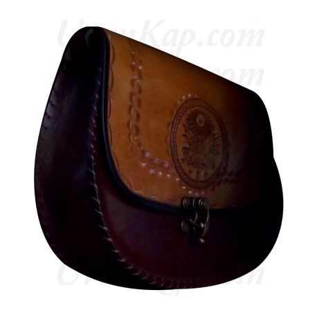 Osmanlı Armalı Bayan Deri Çanta