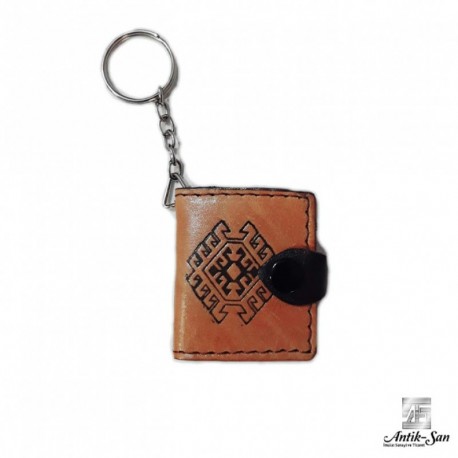 Deri Kartlık Anahtarlık