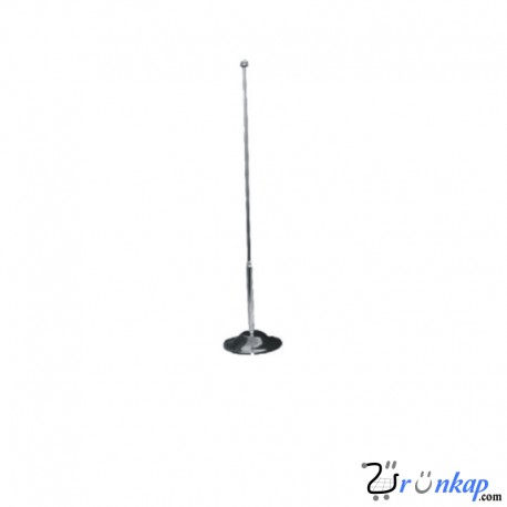 Tekli Krom Masa Bayrak Direği