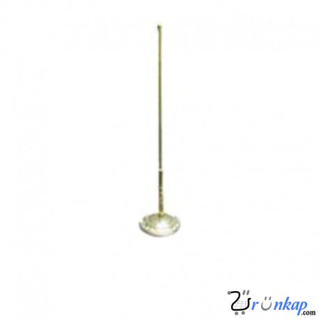 Tekli Masa Üstü Pirinç Bayrak Direği