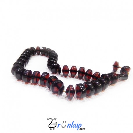 Sıkma Kehribar Tesbih