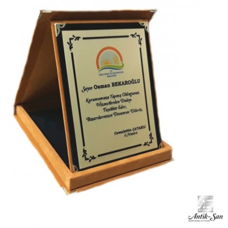 Taba Renkli Albüm Plaket